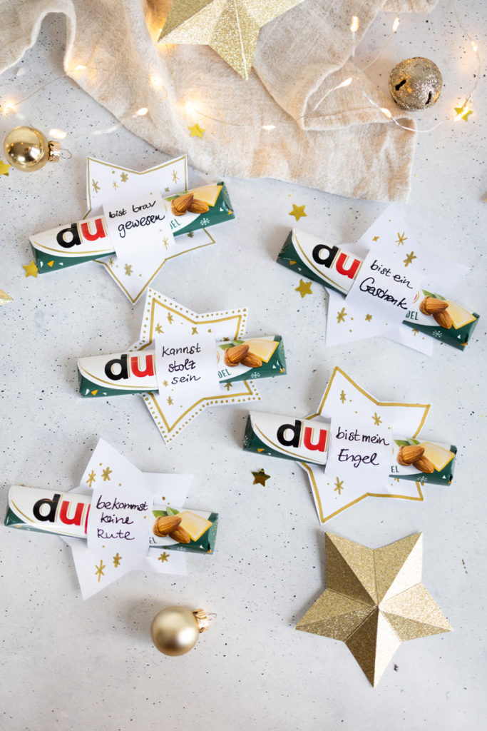 duplo "Du bist"- Vorlage für Weihnachten zum Ausdrucken