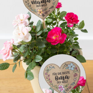 Blumenstecker: Vorlage zum Ausdrucken
