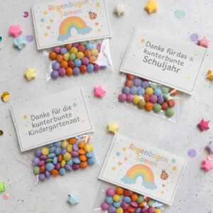 Regenbogen-Samen | Vorlage zum Ausdrucken