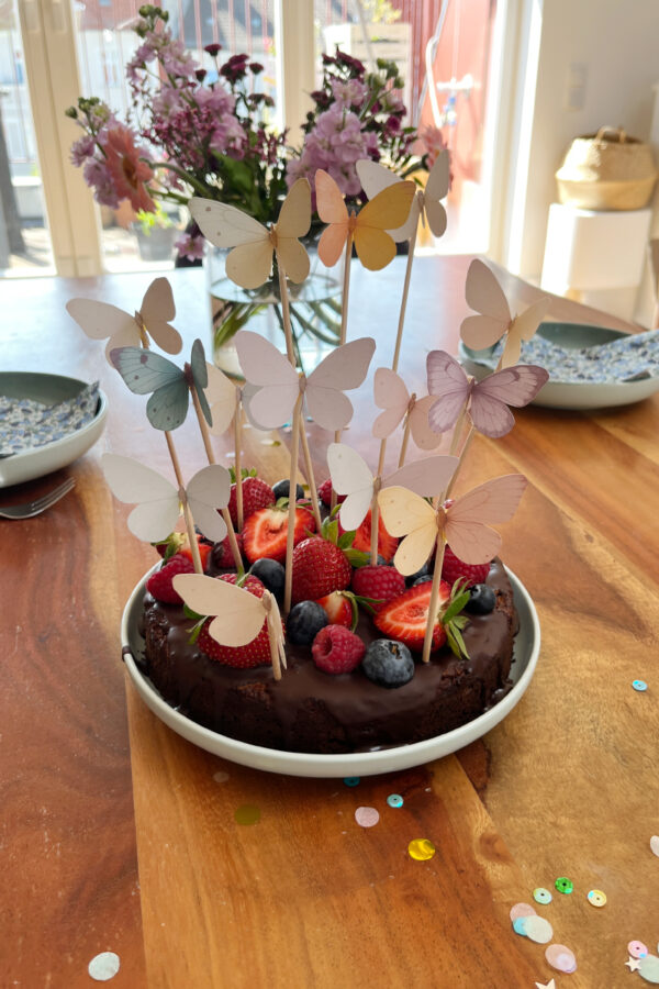 Schmetterlings Cake Topper Vorlage zum Ausdrucken Schmetterlings Cake Topper | Vorlage zum Ausdrucken