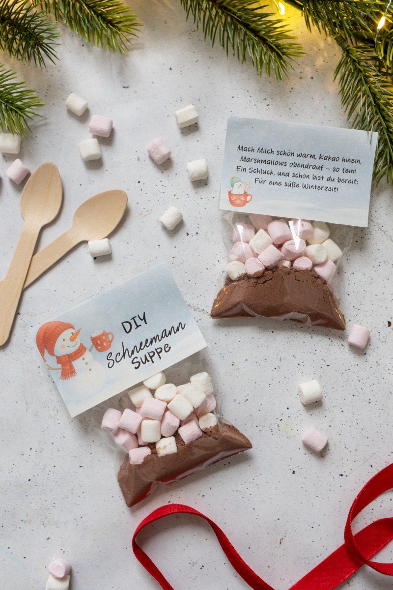 Schneemann-Suppe - Vorlage zum Ausdrucken