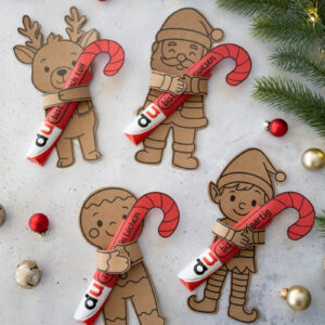 duplo Banderole - Vorlage für Weihnachten zum Ausdrucken