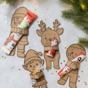 Mitbringsel Weihnachtsfiguren - Vorlage für Weihnachten