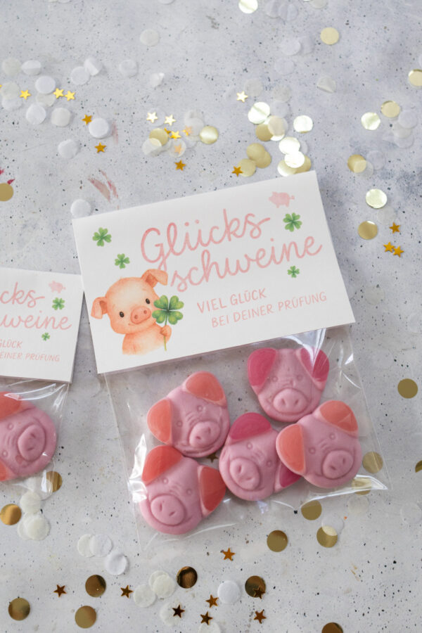 Glücksschweine für Prüfungen Vorlage zum Ausdrucken-2