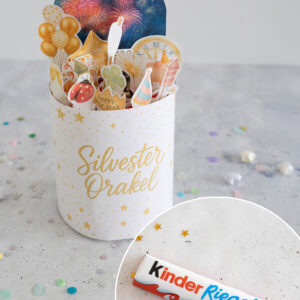 Kinderriegel Banderole "Silvester" - Vorlage zum Ausdrucken