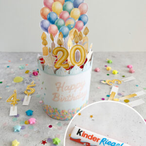 Kinderriegel Banderole "Geburtstagstorte" - Vorlage zum Ausdrucken