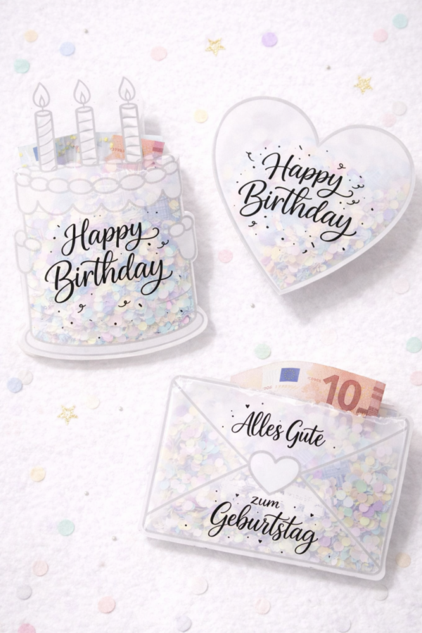 Schüttelkarten Geburtstag