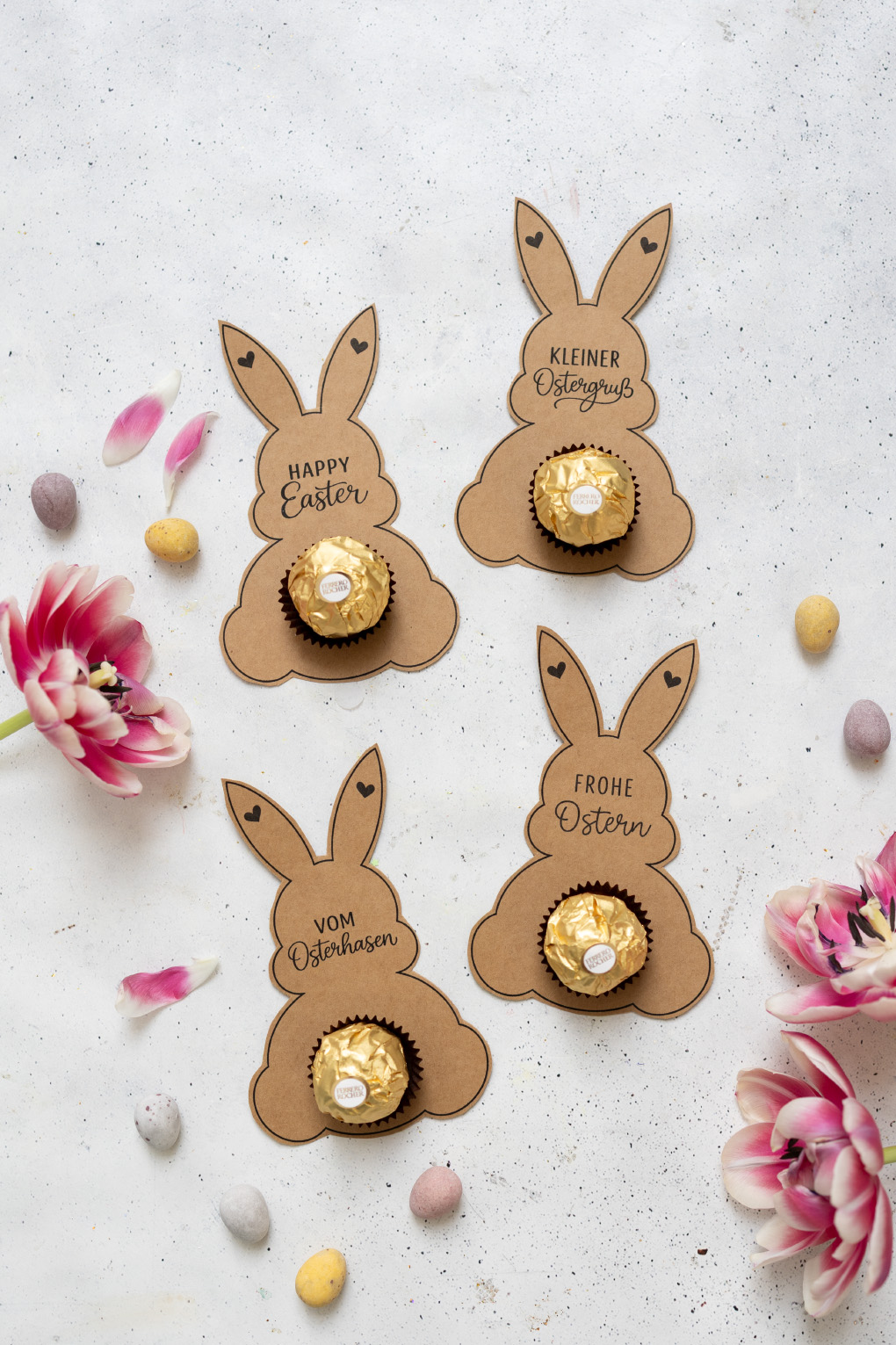 Osterhasen mit Ferrero Rocher