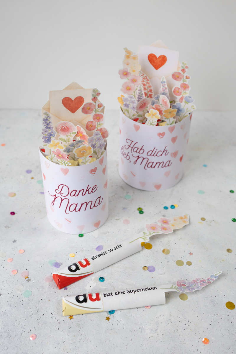 duplo Banderole „Muttertag“- Vorlage zum Ausdrucken