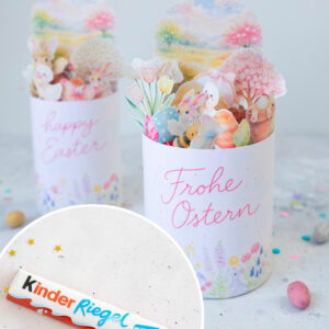 Kinderriegel Banderole "Osterwiese" - Vorlage zum Ausdrucken