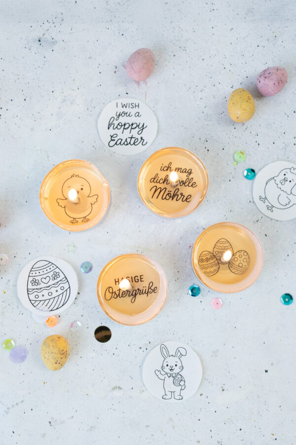 Teelicht-Ostern