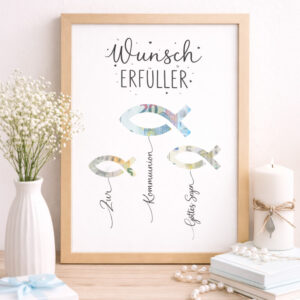 Geldgeschenk zur Kommunion: Vorlage zum Ausdrucken