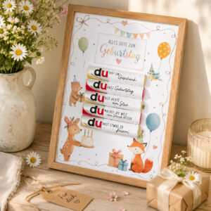 Duplo Banderole Geburtstagsgeschenk: Vorlage zum Ausdrucken