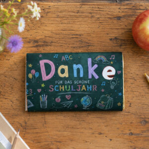 Toffifee Banderole „Abschiedsgeschenk Schuljahr"- Vorlage zum Ausdrucken
