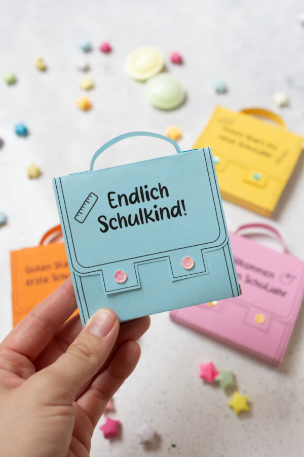 kinder Schokolade als Mini-Schulranzen Vorlage zum Ausdrucken2