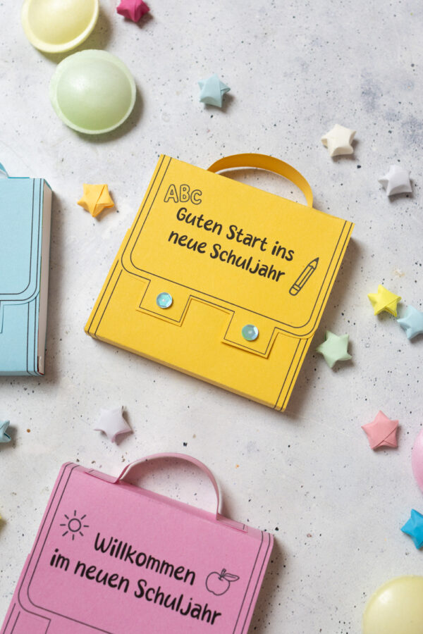 kinder Schokolade als Mini-Schulranzen Vorlage zum Ausdrucken6