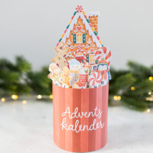 duplo Mini Adventskalender Lebkuchenhaus - Vorlage zum Ausdrucken