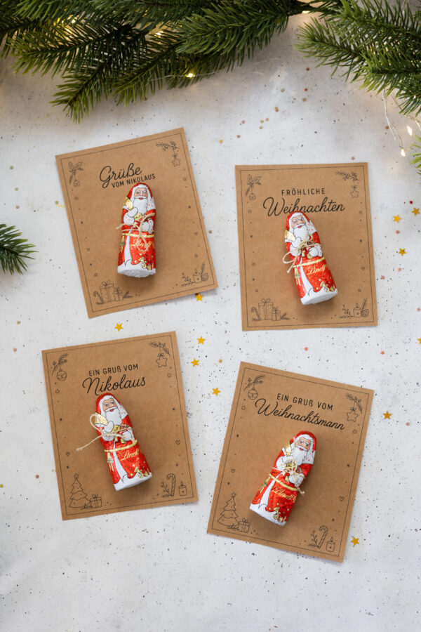 Schoko Weihnachtsmänner