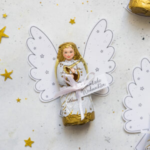 Lindt Weihnachtsengel - Vorlage zum Ausdrucken