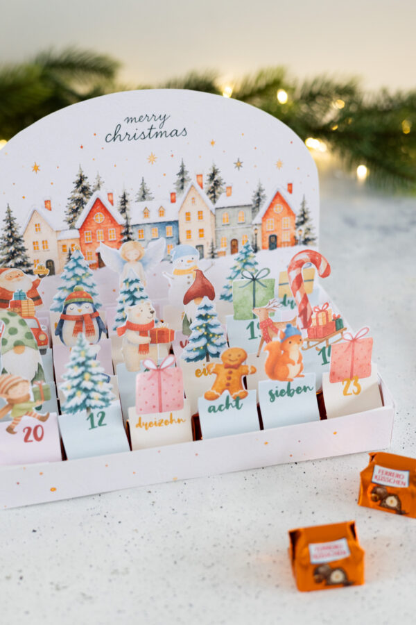 Ferrero Küsschen Mini Adventskalender4 Ferrero Küsschen Mini Adventskalender4