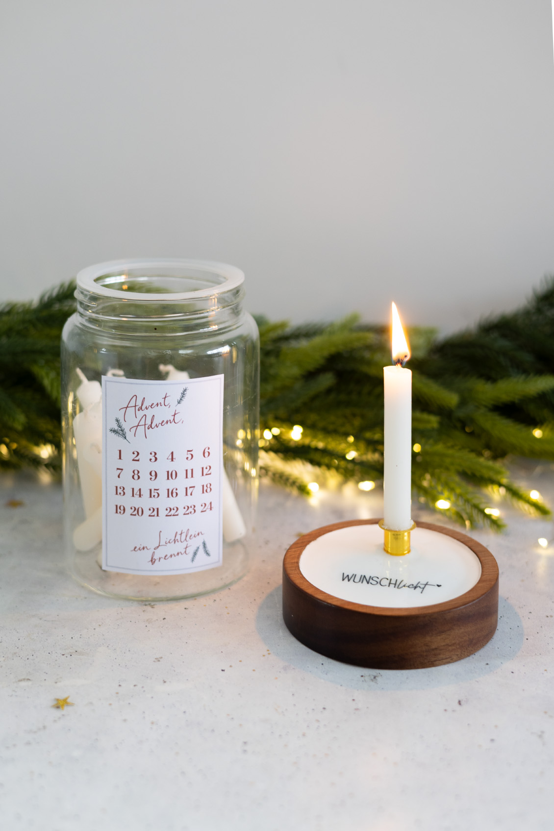 Kerzen-Adventskalender