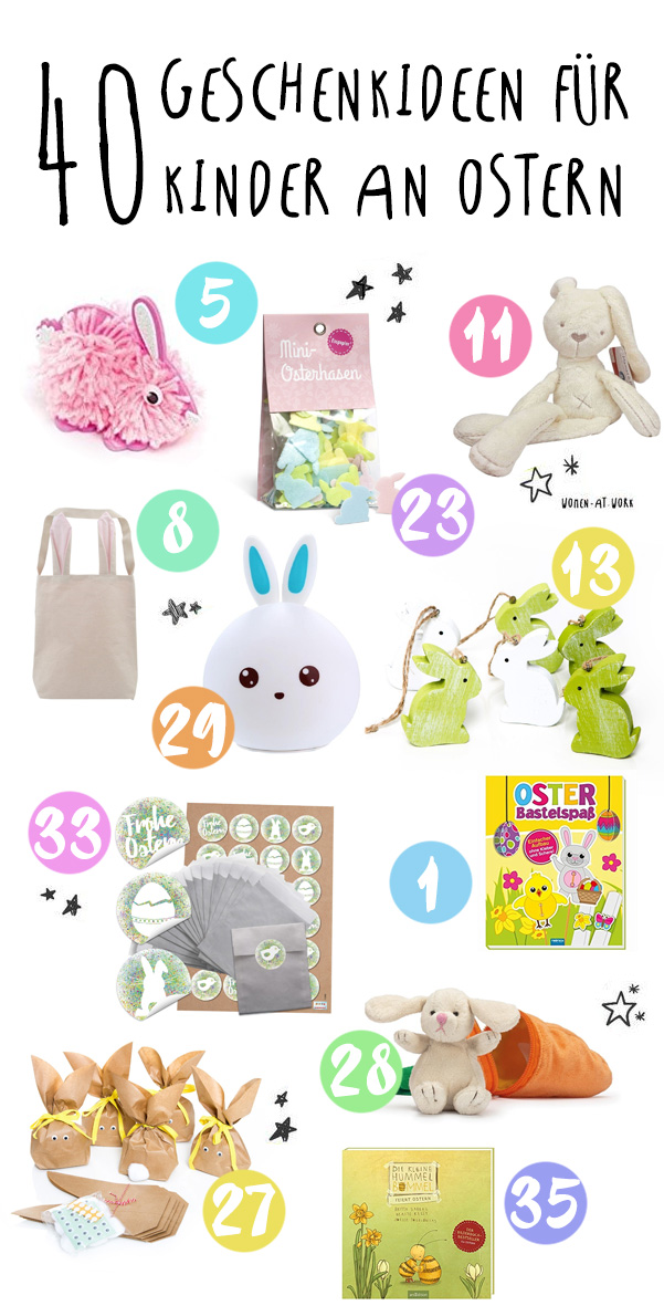 40 süße Ostergeschenke für Kinder