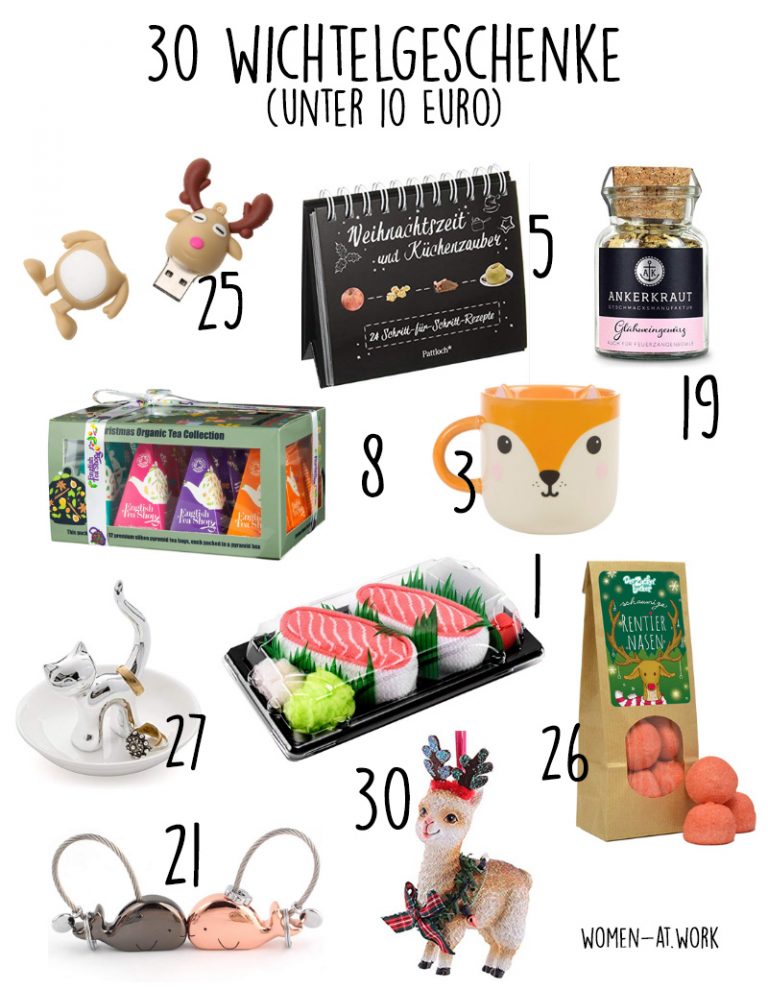 30 Einzigartige Wichtelgeschenke Unter 10 Women At Work